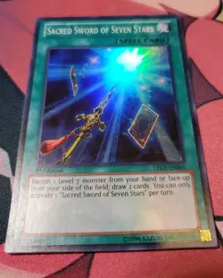 Yugioh Sacred Sword of Seven Stars LTGY-EN066 Super Rare 1st Edition - Image 3