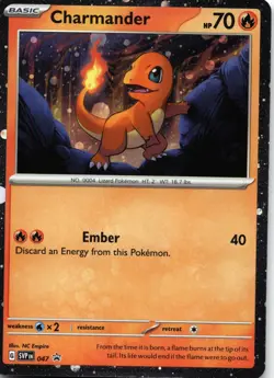 Charmander (Cosmos Holo) 047 Holo Promo Scarlet & Violet Promo Pokemon Near Mint - Image 1