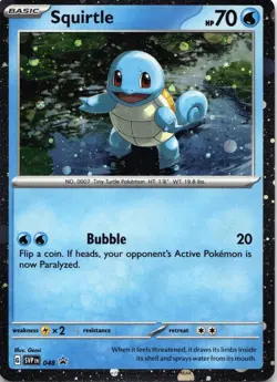 Squirtle (Cosmos Holo) 048 Holo Promo Scarlet & Violet Promo Pokemon Near Mint - Image 1