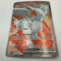 Pokemon Reshiram EX Sv: White Flare 158/086 230 HP Ultra Rare Holo English NM - Image 1