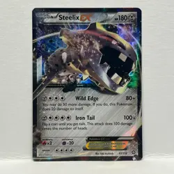 2016 Pokemon Steelix EX 67/114 Ultra Rare XY - Steam Siege - Image 1