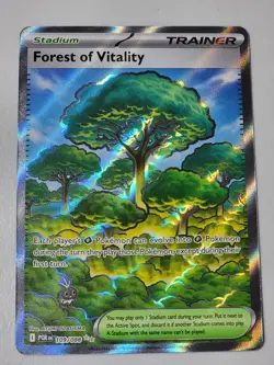 Pokemon TCG Forest of Vitality 109/088 Trainer Stadium Holo Full Art English - Image 1