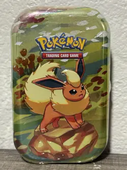 Prismatic Evolutions Mini Tin - Flareon Art - Sealed Brand New - Pokemon TCG 🔥 - Image 1