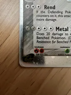 Pokemon Aggron EX 95/100 ex Sandstorm Holo MP - Image 4