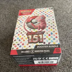 Pokemon 151 Booster Bundle English Sealed Box Scarlet & Violet Mew 6 Packs - Image 3