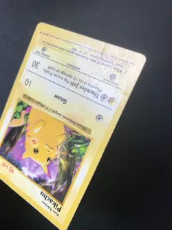 Pikachu 58/102 Base set Shadowless Red Cheeks Wizards Pokemon non-holo rare card - Image 3