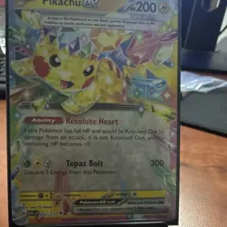 Pokemon Pikachu EX 057/191 Sv08: Surging Sparks Double Rare Holo EN 2026 - Image 1