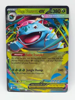 Mega Venusaur ex 03/132 Mega Evolution NM Double Rare Holo Pokemon TCG - Image 1