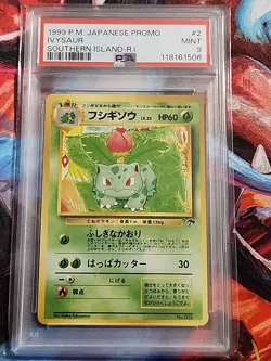 1999 Pocket Monsters Promo Ivysaur #2 Southern Island PSA 9 Pokemon - Image 1
