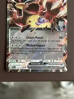 Team Rocket’s Kangaskhan ex 162/217 Double Rare Pokemon Ascended Heroes - Image 3