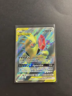 Pokemon TCG Mega Sableye & Tyranitar GX Tag Team 225/236 Holo Rare Unified Minds - Image 3