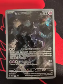 Pokemon Mewtwo 052 Sv: Scarlet & Violet Black Star Promo Cards Holo - Image 1