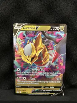 GIRATINA V - Pokemon Lost Origin Ultra Rare - 130/196 - NM+ TCG - Image 1