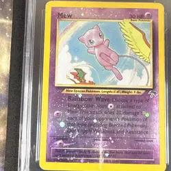 CGC 4 - Mew 2001 Southern Islands 1/18 Reverse Holo Pokemon Card - SWIRL 🌀 - Image 2