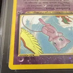 CGC 4 - Mew 2001 Southern Islands 1/18 Reverse Holo Pokemon Card - SWIRL 🌀 - Image 5