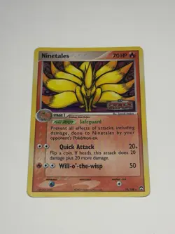Pokemon TCG Ninetales 19/108 Reverse Holo EX Power Keepers Stamped 2007 MP/LP - Image 1