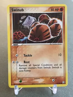 Pokemon Swinub 79/109 ex Team Rocket Returns NM - Image 1
