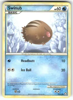 Swinub Triumphant Common Pokemon Lightly played - Image 1