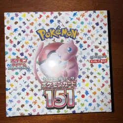 Pokemon TCG Scarlet & Violet 151 Japanese Booster Box, Sealed 20 Packs 4521329346038 - Image 1