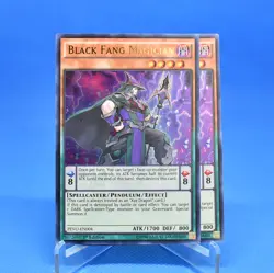 Yu-Gi-Oh! 2x Black Fang Magician [PEVO-EN004] Ultra Rare 1st Ed NM - Image 1