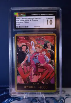 DON!! Heroine Gold Robin Nami Hancock Uta CGC 10 One Piece Chinese - Image 1