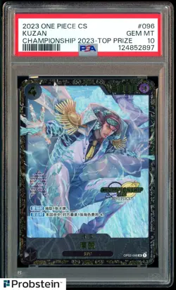 2023 One Piece CS Chinese Championship Top Prize #096 Kuzan PSA 10 GEM MINT - Image 1