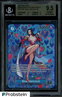 2024 One Piece Emperors in New World #OP07051 Boa Hancock SP BGS 9.5 GEM MINT - Image 1