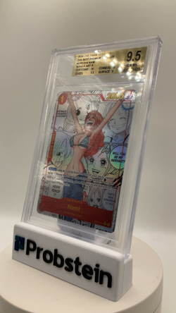 2024 One Piece The Best Premium Booster #OP01016 Nami Manga Art R BGS 9.5 - Image 2