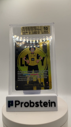 2025 ONE PIECE PROMOS BVB X ONE PIECE MATCH DAY 2025 #003 MONKEY D. LUFFY BGS 10 - Image 2