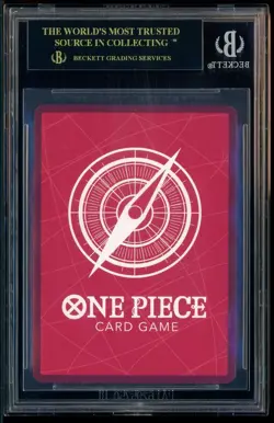 2025 BVB X ONE PIECE MATCH DAY PROMOS #003 MONKEY D. LUFFY BGS 10 BLACK LABEL - Image 3