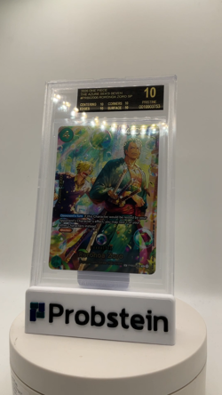 2026 One Piece The Azure Sea's Seven PRB02006 Roronoa Zoro SP BGS 10 BLACK LABEL - Image 2