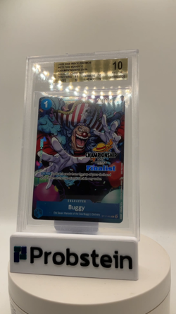 2025 One Piece Promos ST17003 Buggy C Championship 25-26 Finalist Set BGS 10 - Image 2