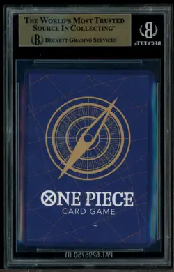 2025 One Piece The Azure Sea's Seven EN #OP14119 Dracule Mihawk Manga BGS 10 - Image 3
