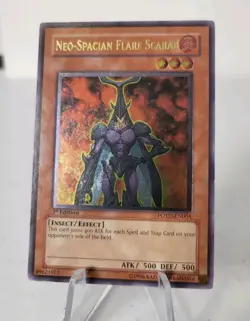 Neo-Spacian Flare Scarab POTD-EN004 *NM* 1st Edition Ultimate Rare Yugioh Card - Image 2