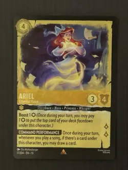 Disney Lorcana Ariel Ethereal Voice Rare Foil Whispers In The Well - Image 2