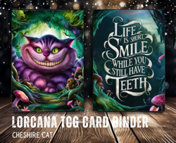 Disney Lorcana LoreBook Cheshire Cat Card Book Portfolio Binder New, Sealed! - Image 1