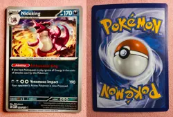 Nidoking 034/165 | 151 MEW EN | 2023 Pokemon Card TCG Reverse Holo | NM - Image 3