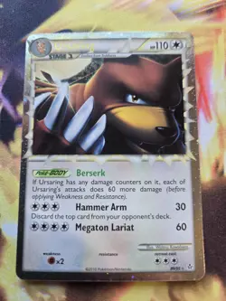 Ursaring Prime - HGSS2: Unleashed (UL - 89/95) Ultra Rare Holo Pokemon Card LP. - Image 1