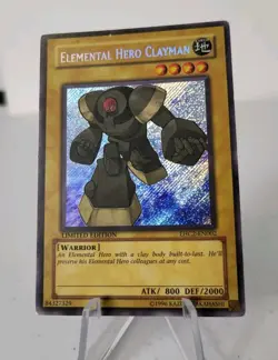 Elemental Hero Clayman EHC2-EN002 *LP* Limited Edition Secret Rare Yugioh Card - Image 2