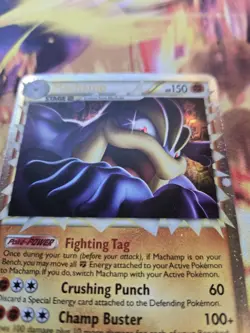 Machamp Prime - HGSS4: Triumphant (TM - 95/102) Ultra Rare Holo Pokemon Card LP - Image 2