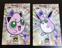 JIGGLYPUFF X WIGGLYTUFF LOT - POKEMON CARD DATABASE SHINY HOLO - Image 1