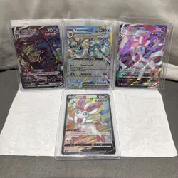 Pokemon Eeveelution Card Lot – 11 Cards (V, VMAX, EX, Holos) - Image 3