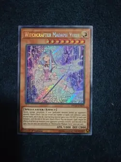 Konami Witchcrafter Madame Verre Secret Rare 1st Edition INCH-EN019 Card - Image 1