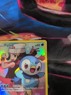 Piplup Holo Cosmic Eclipse Secret Rare Card 239/236 pokemon tcg - Image 4