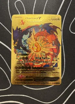 Pokemon Gold Foil Card Lot Charizard VMAX Mewtwo GX Magikarp Wailord GX Ho-Oh V - Image 4