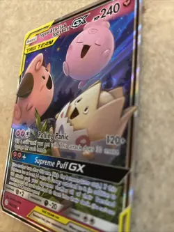 Pokemon TCG Tag Team Togepi Cleffa Igglybuff GX Cosmic Eclipse Card 143/236 - Image 4
