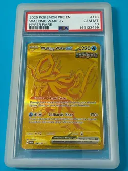 PSA 10 Walking Wake ex 178/131 Hyper Rare Gold Pokemon Card GEM MT - Image 1