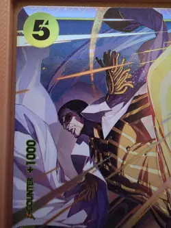 Bandai One Piece Card Game Borsalino EB04-058 Egghead/Navy Foil SR Blocker x2 - Image 4