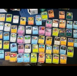 Bulk Pokemon Cards Lot 1000 Near Mint 100 HOLO/Rev Holo NO Energy 1V/EX Card - Image 3