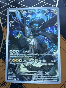 N’s Zekrom MEP 031 Sealed Promo Mega Evolution Promos Pokemon Card NM - Image 1